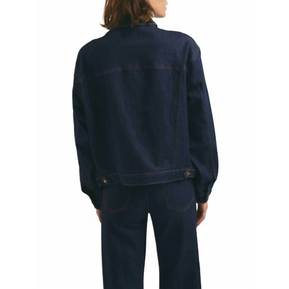 NEW FAVORITE DAUGHTER the otto boyfriend jacket in pepper - Picture 4 of 7